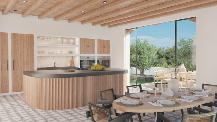 Fabulous Blakstad renovation by the sea near Santa Eulalia