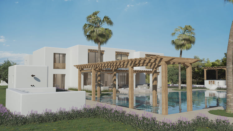 Fabulous Blakstad renovation by the sea near Santa Eulalia