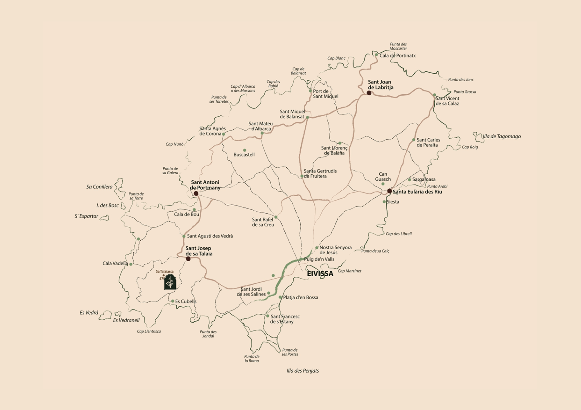 villa map