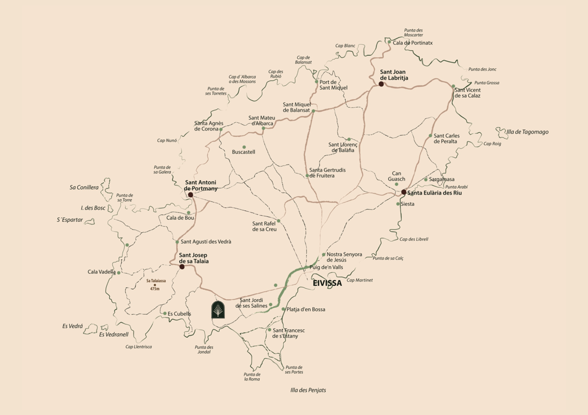 villa map