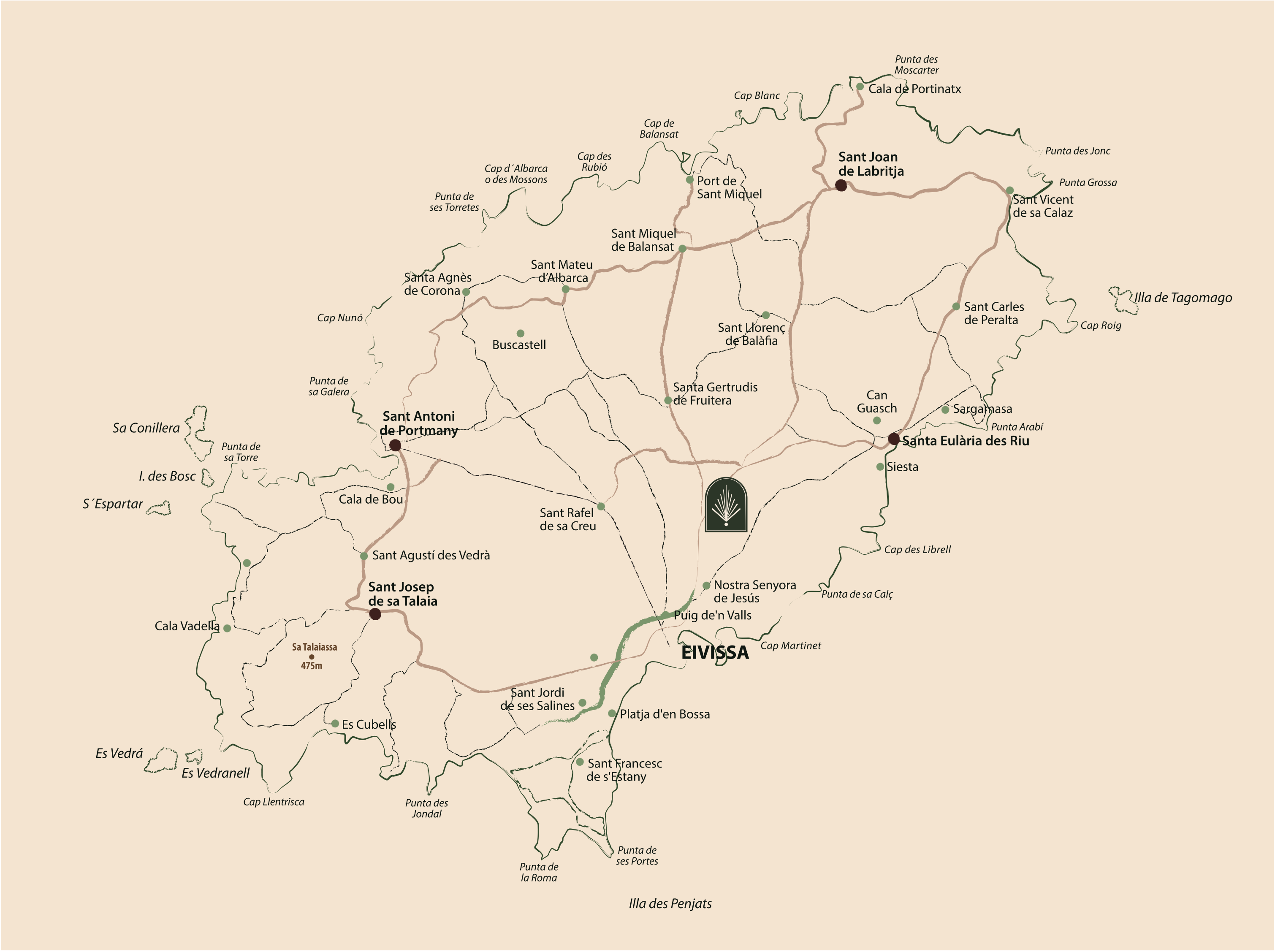 villa map