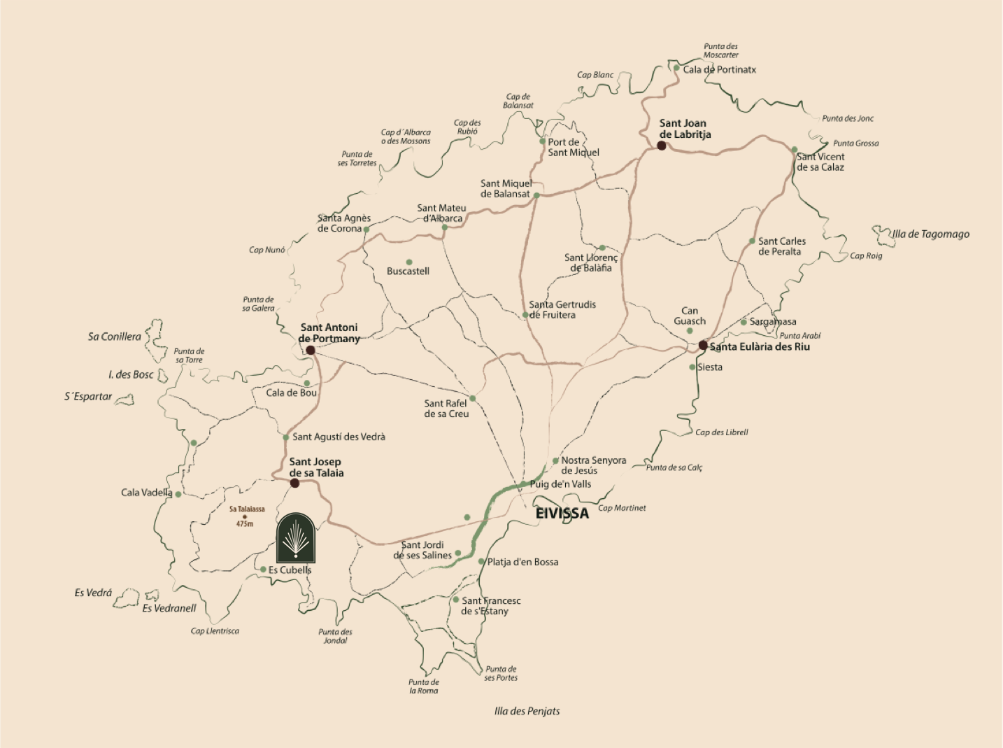 villa map