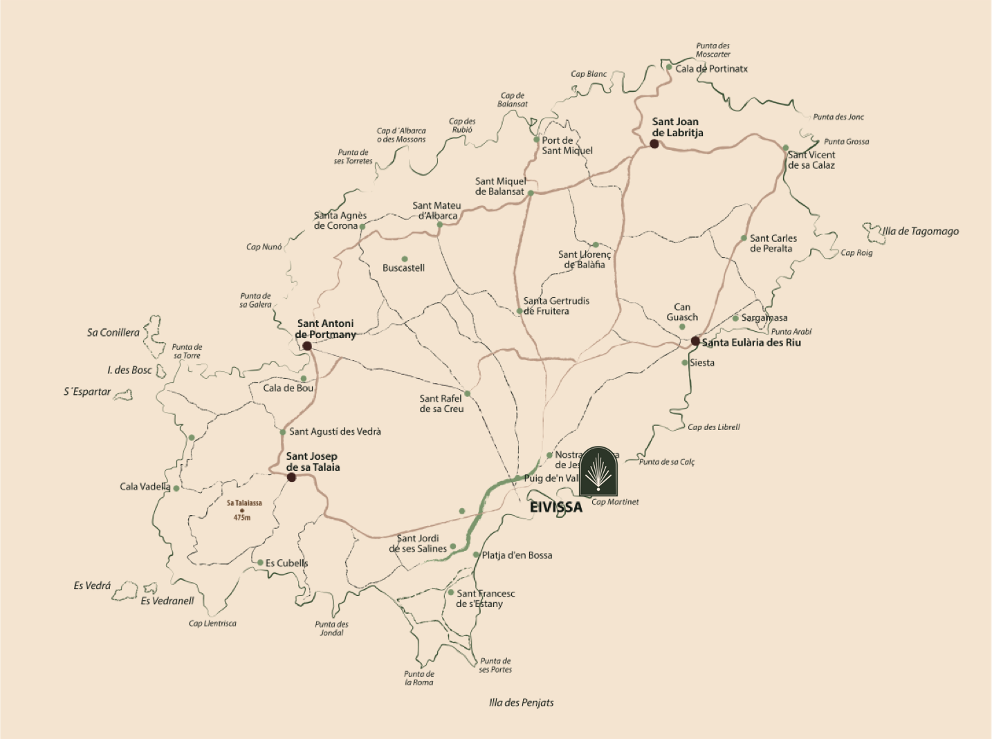 villa map
