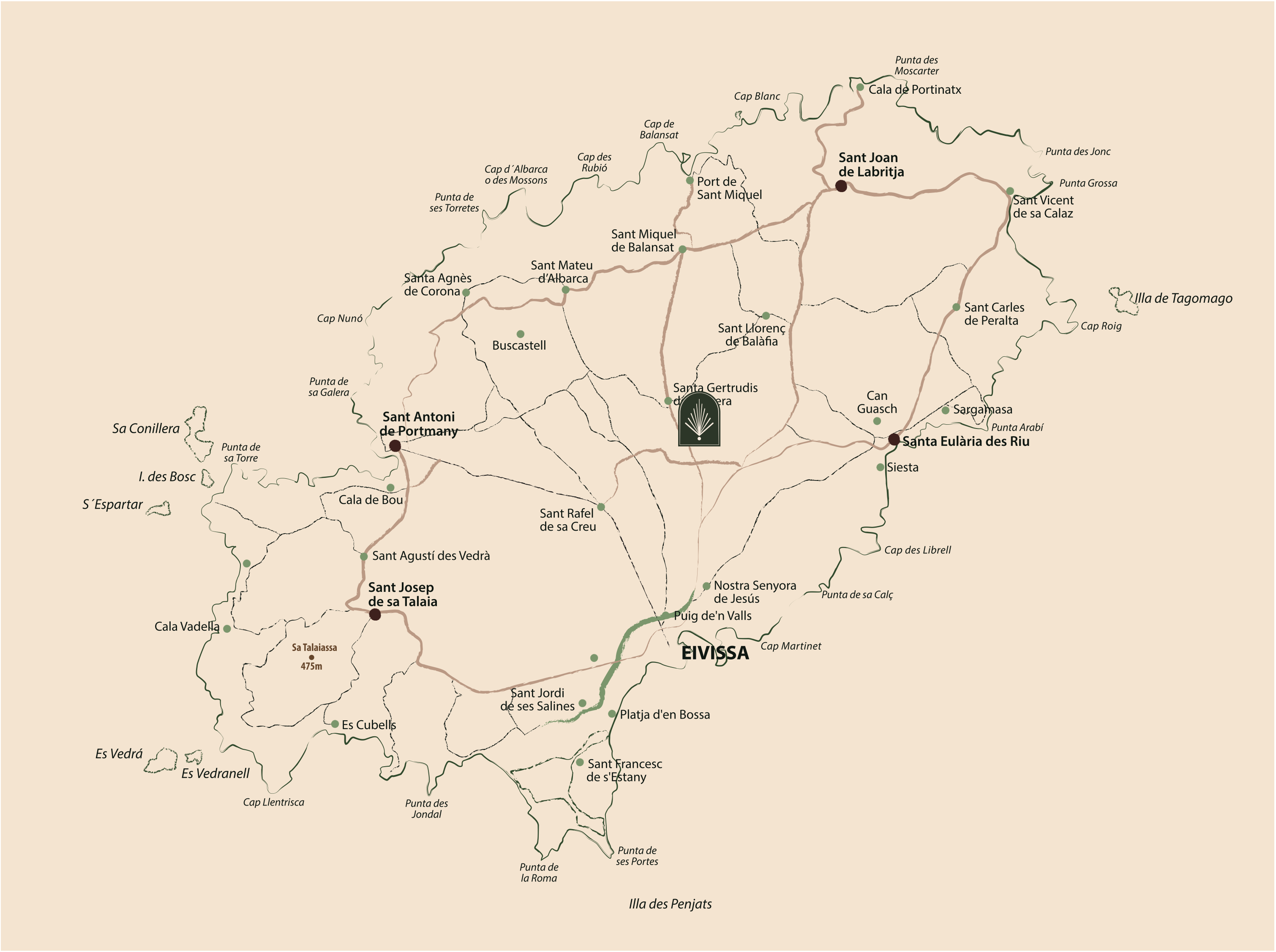 villa map