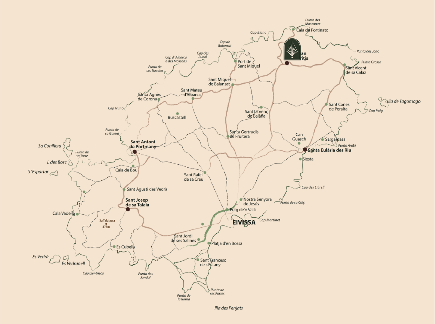 villa map
