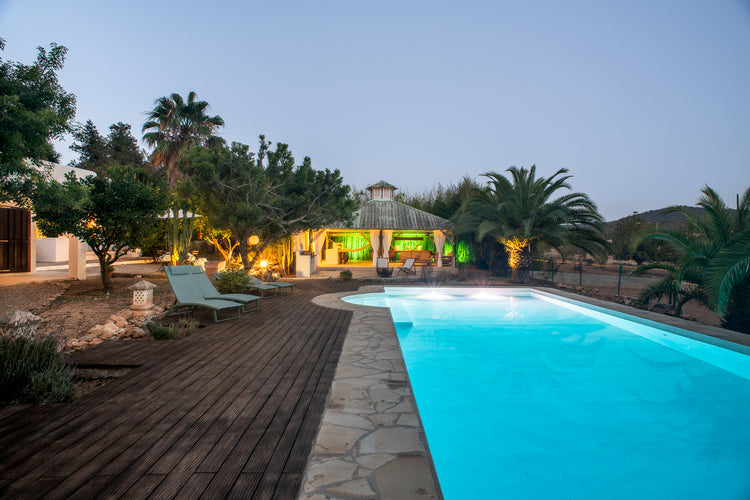 Stunning Ibiza hideaway with charm and style near San Rafael