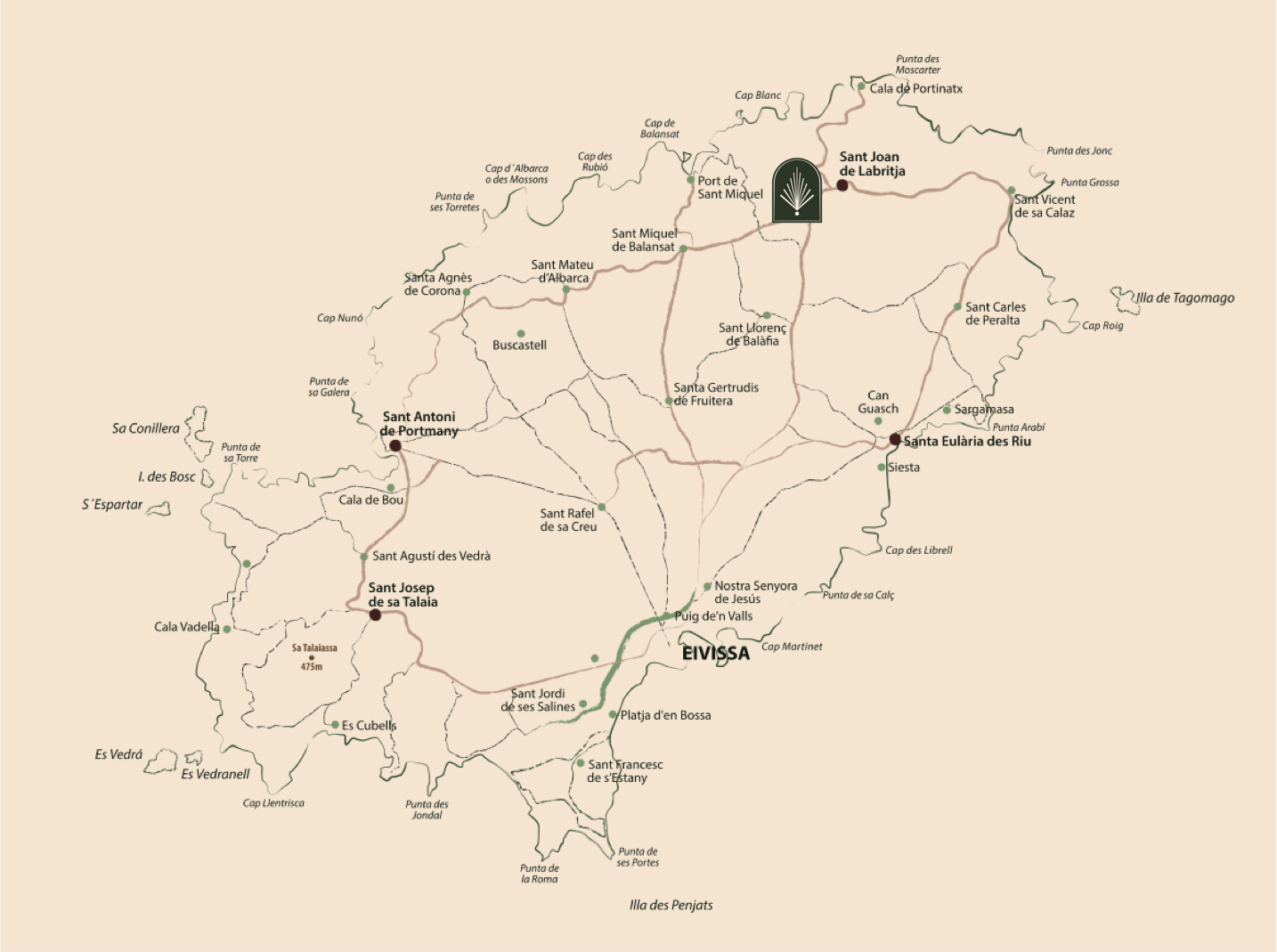 villa map