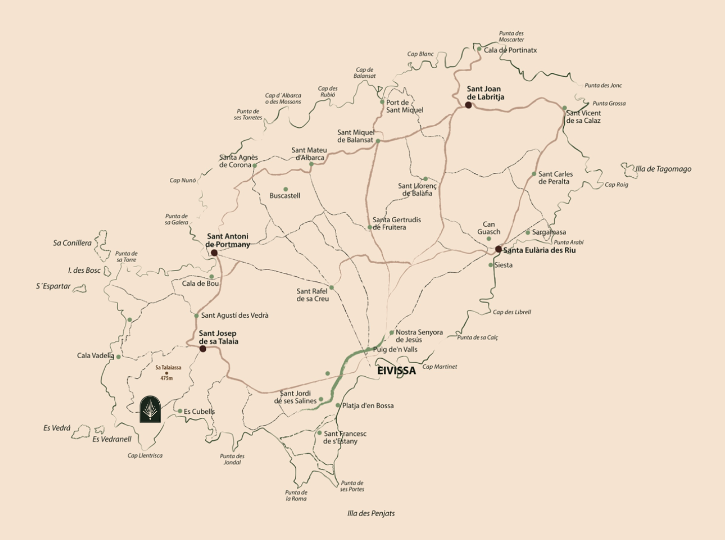 villa map