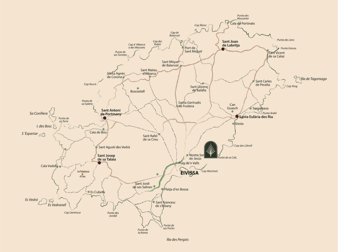 villa map