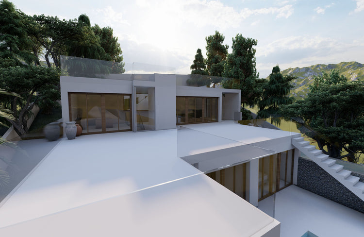Sea-facing, hillside plot with building licence, Cala Salada