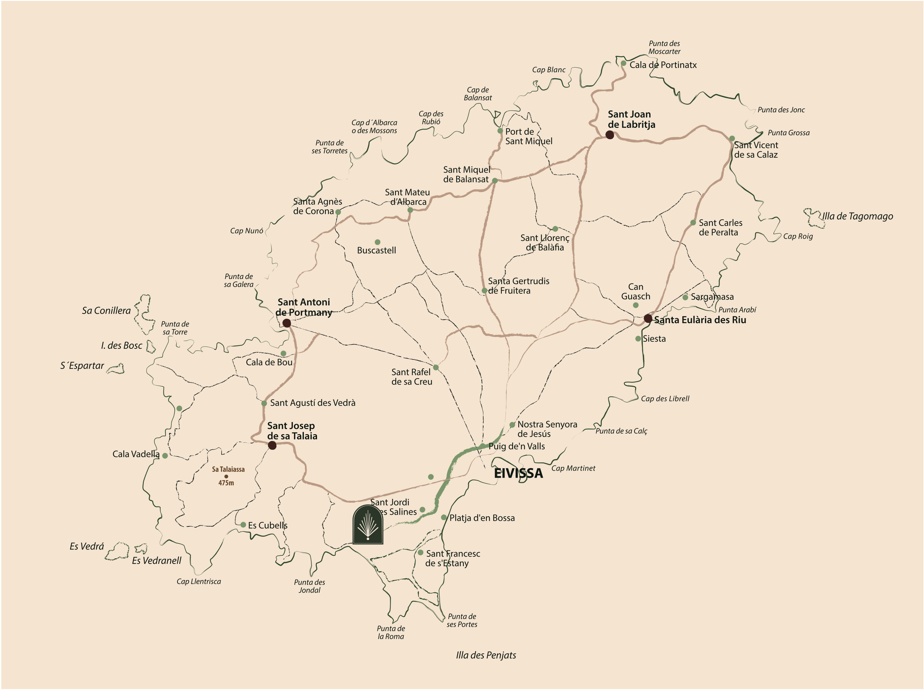 villa map