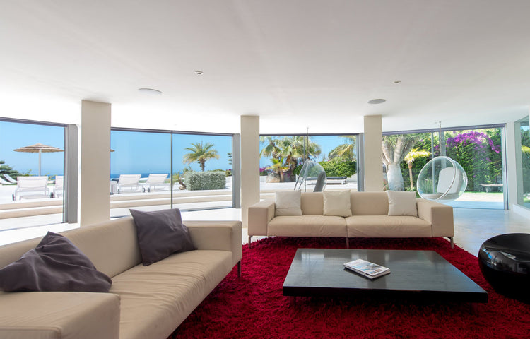 Eye-catching, contemporary villa overlooking Cala Tarida