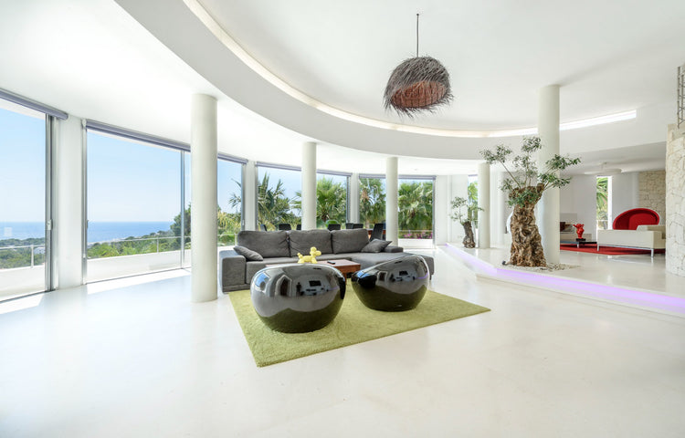 Eye-catching, contemporary villa overlooking Cala Tarida