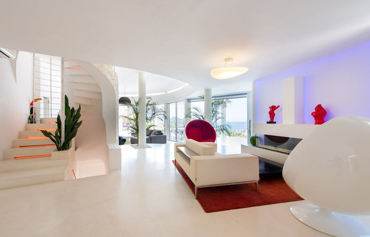 Eye-catching, contemporary villa overlooking Cala Tarida