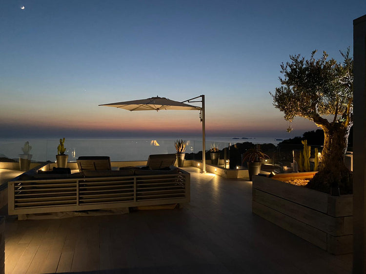Contemporary villa with stunning sea and sunset views, Cala Vadella
